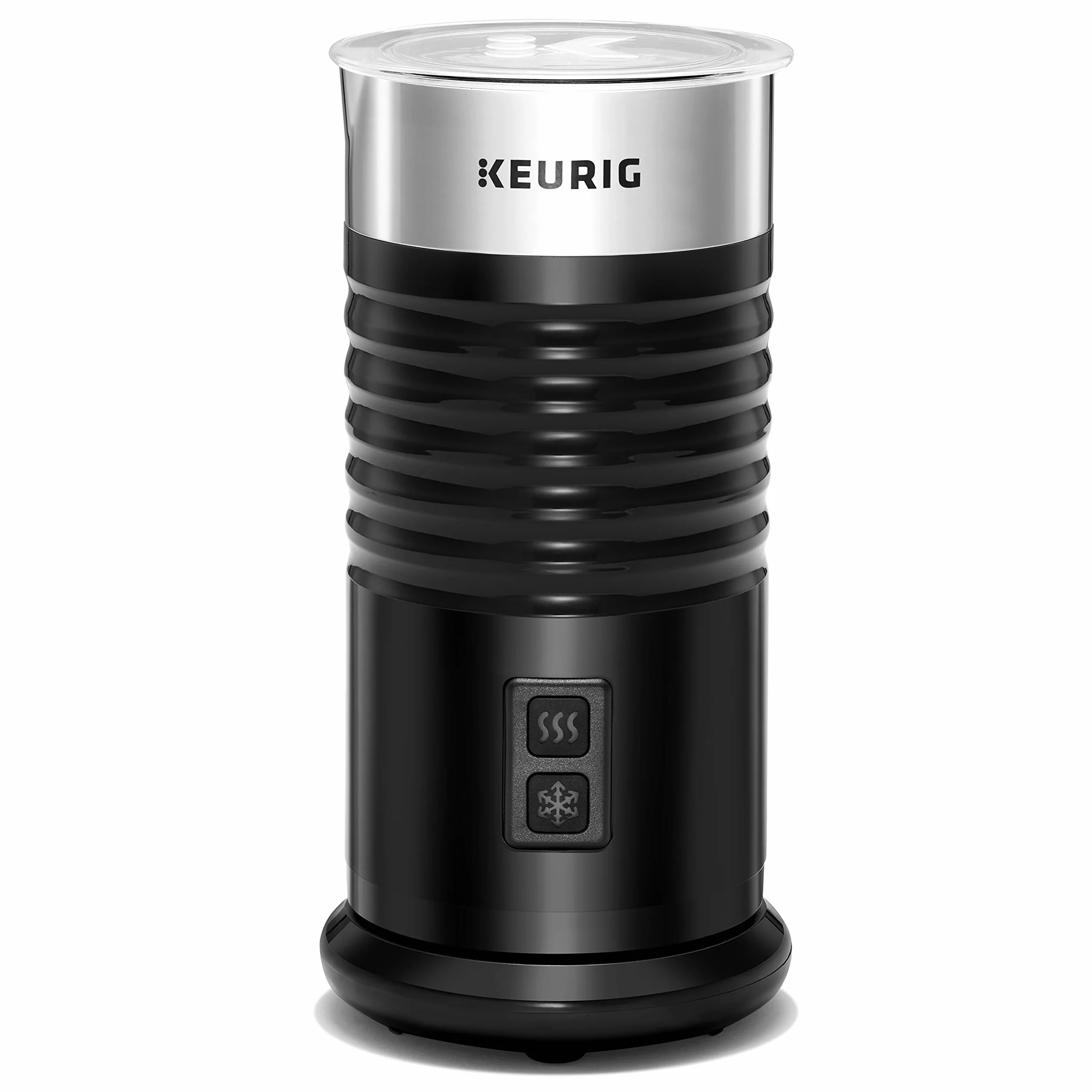 Keurig Milk Frother For Lattes And Cappuccinos, Features Hot And Cold Function, Black