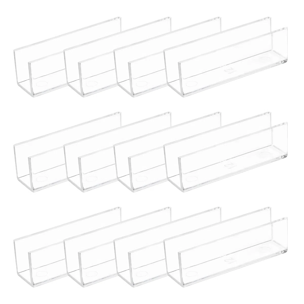 QUARKZMAN 12 Stück Glasklemme, Eckverbinder Glasverbinder Für 12mm Dicke 180 Grad, randloser Clip-Halter für Befestigung oder DIY-Fischtank, Glas-Acryl-Vitrine