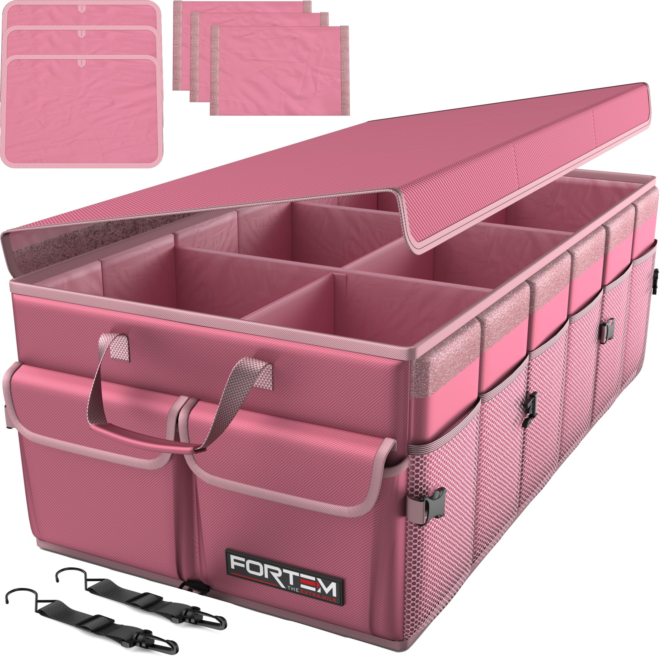 Refined Collapsible Trunk Organizer with Lid
