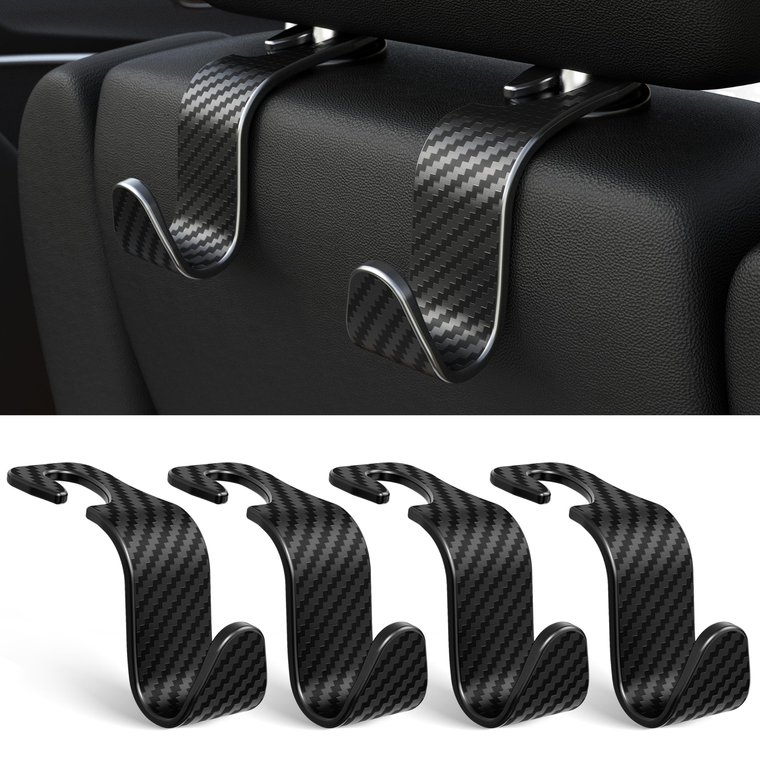 Elegant Vehicle Headrest Hooks