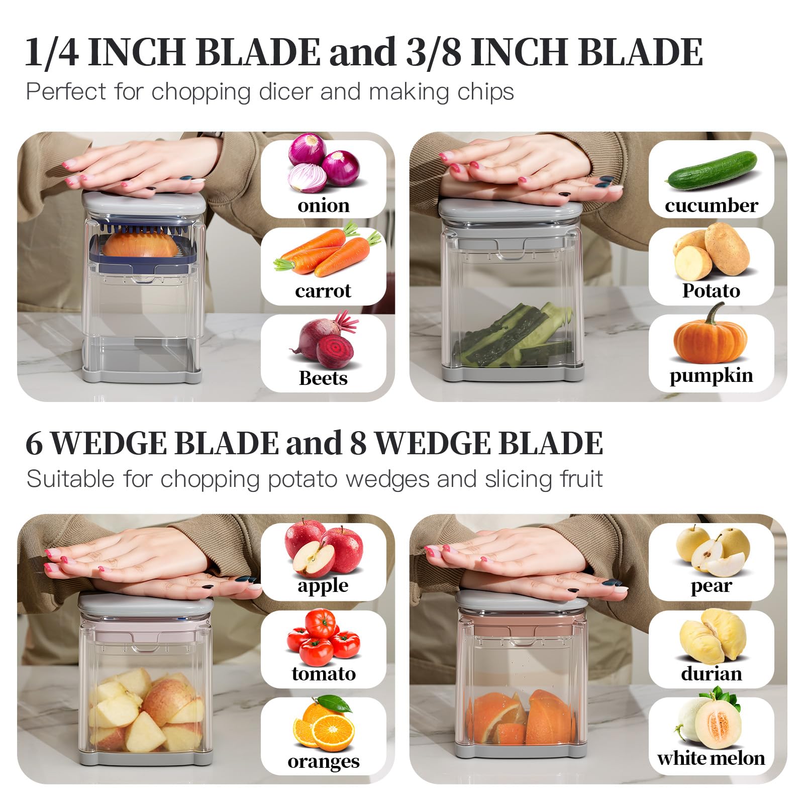 Multi-Blade Produce Prep Tool