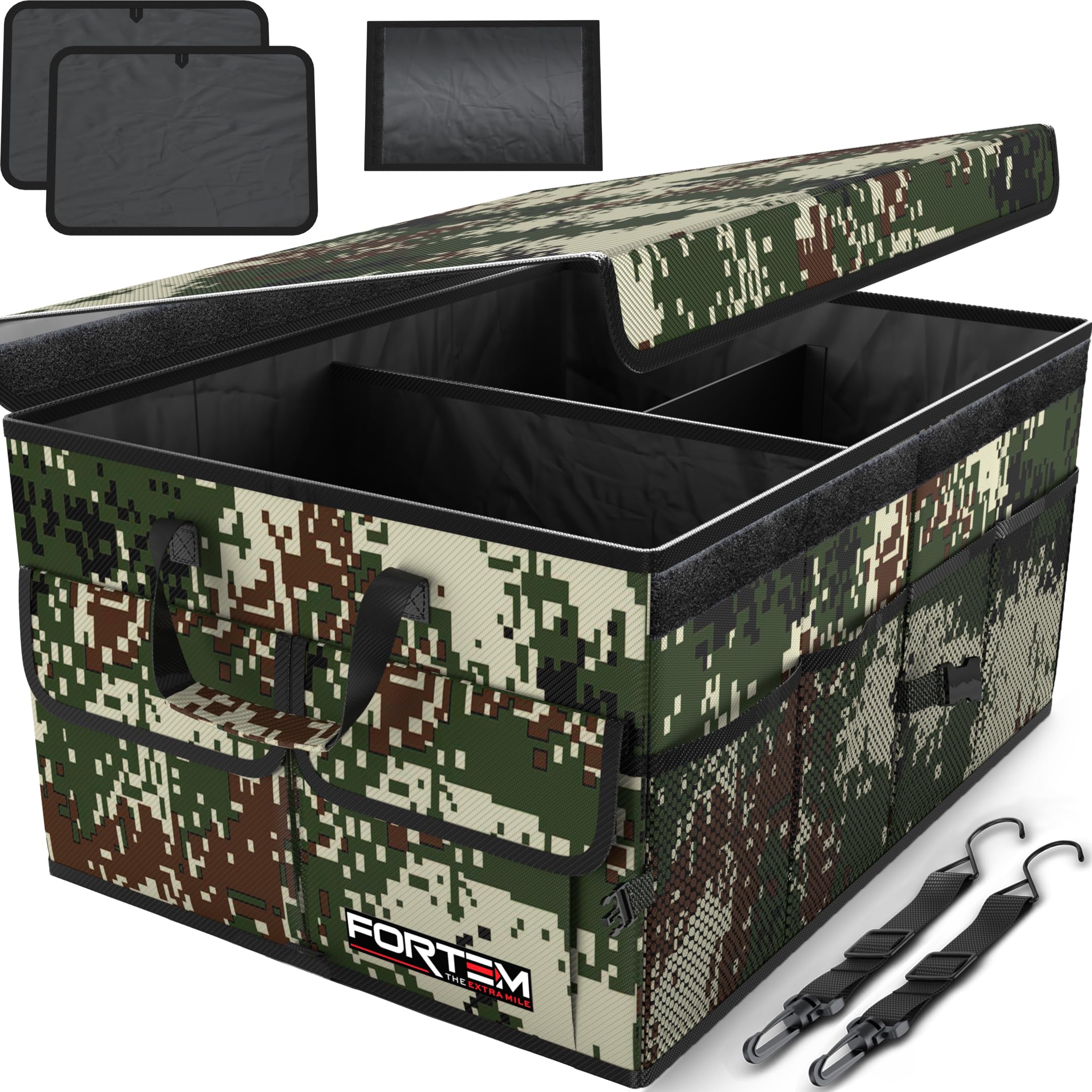 Refined Collapsible Trunk Organizer with Lid