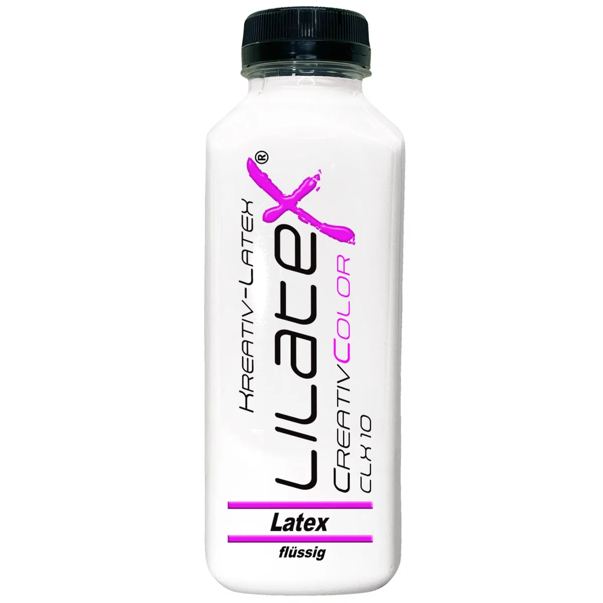500 ml Lilatex farbiges Creativ-Latex dickflüssig Flüssiglatex/Farblatex/Latexmilch/Naturlatex (weiss)