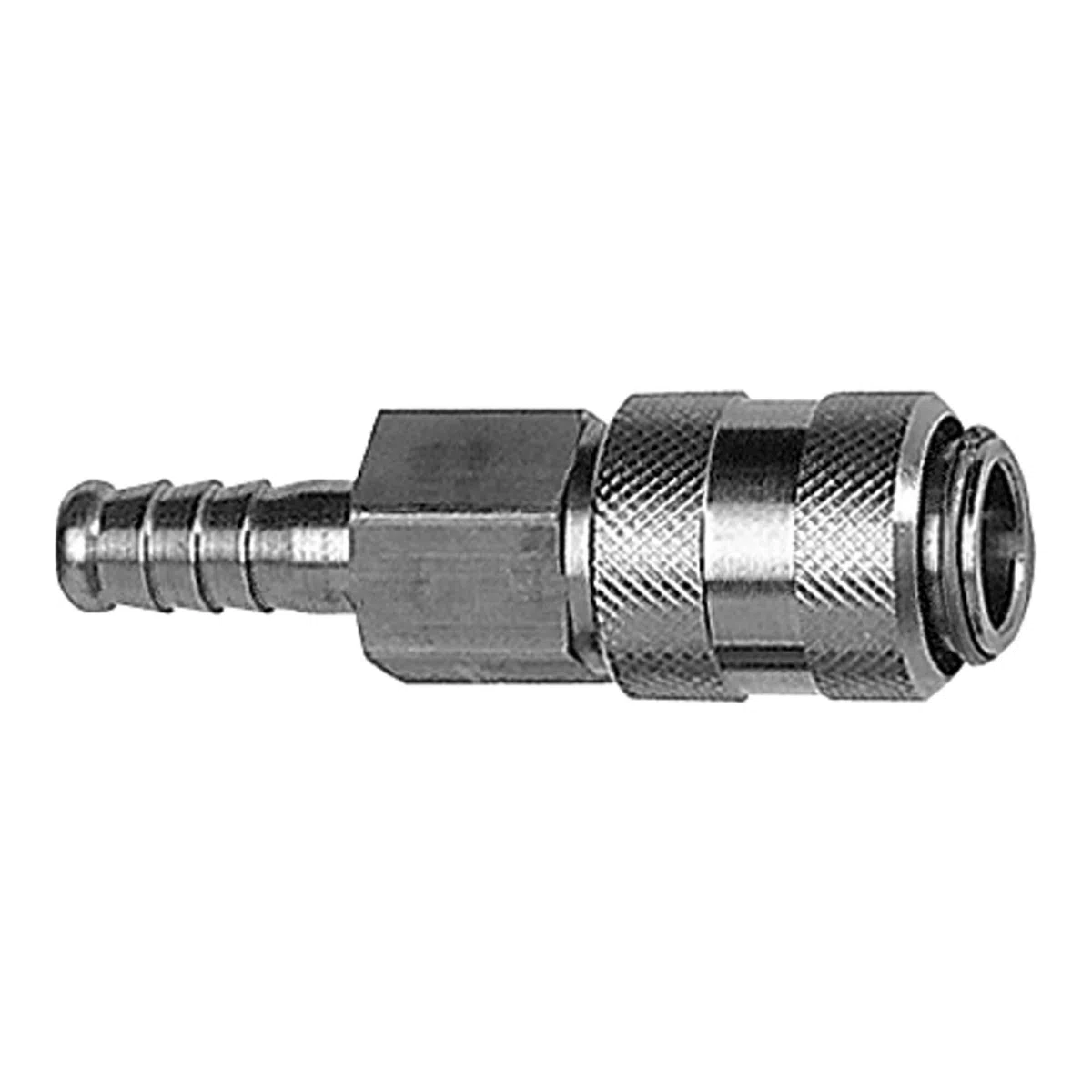 RIEGLER 107424-243.70 B Schnellverschlusskupplung NW 7,8, Edelstahl 1.4305, Tülle LW 8, 1Stk
