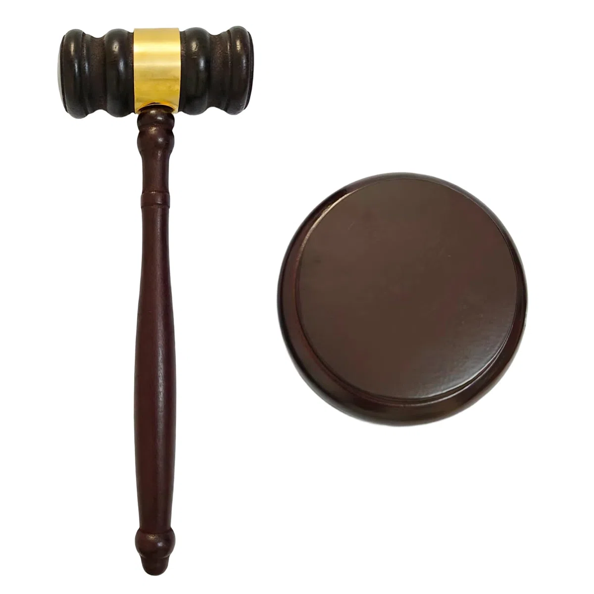 Richterhammer und Resonanzblock aus Holz Auktionshammer Set, Richter Hammer, Vielseitiges richterhammer Set für Richter, Anwälte, Auktionen und Rollenspiele, Schwarz