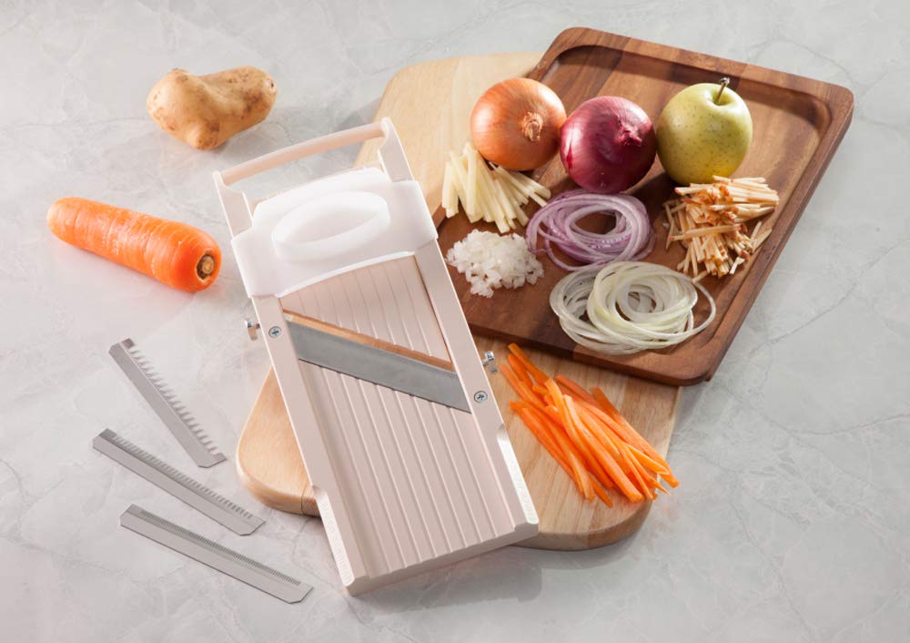 Precision Mandoline Slicer with Interchangeable Blades