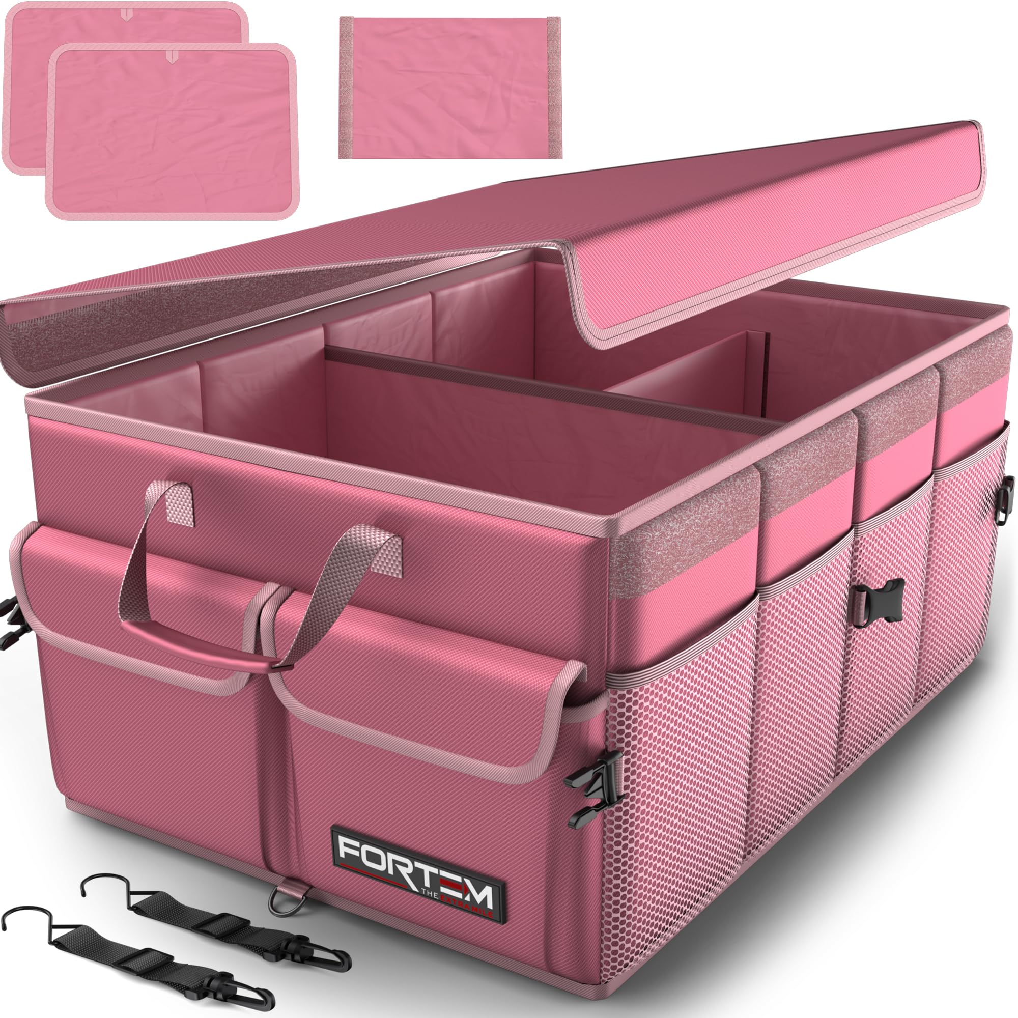 Refined Collapsible Trunk Organizer with Lid