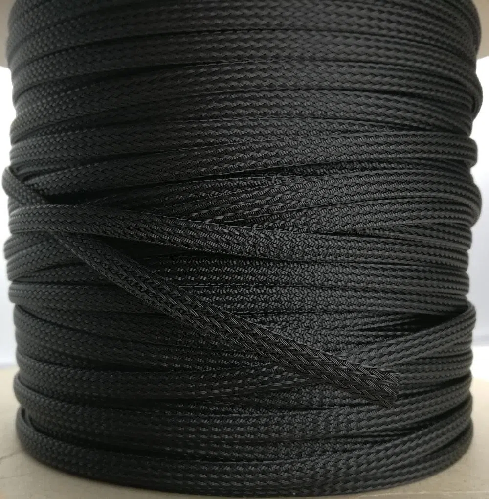 5 Meter Gewebeschlauch Ø 3-80 mm Geflechtschlauch PET Isolierschlauch Kabelschutz Kabelschlauch (8-16 mm)