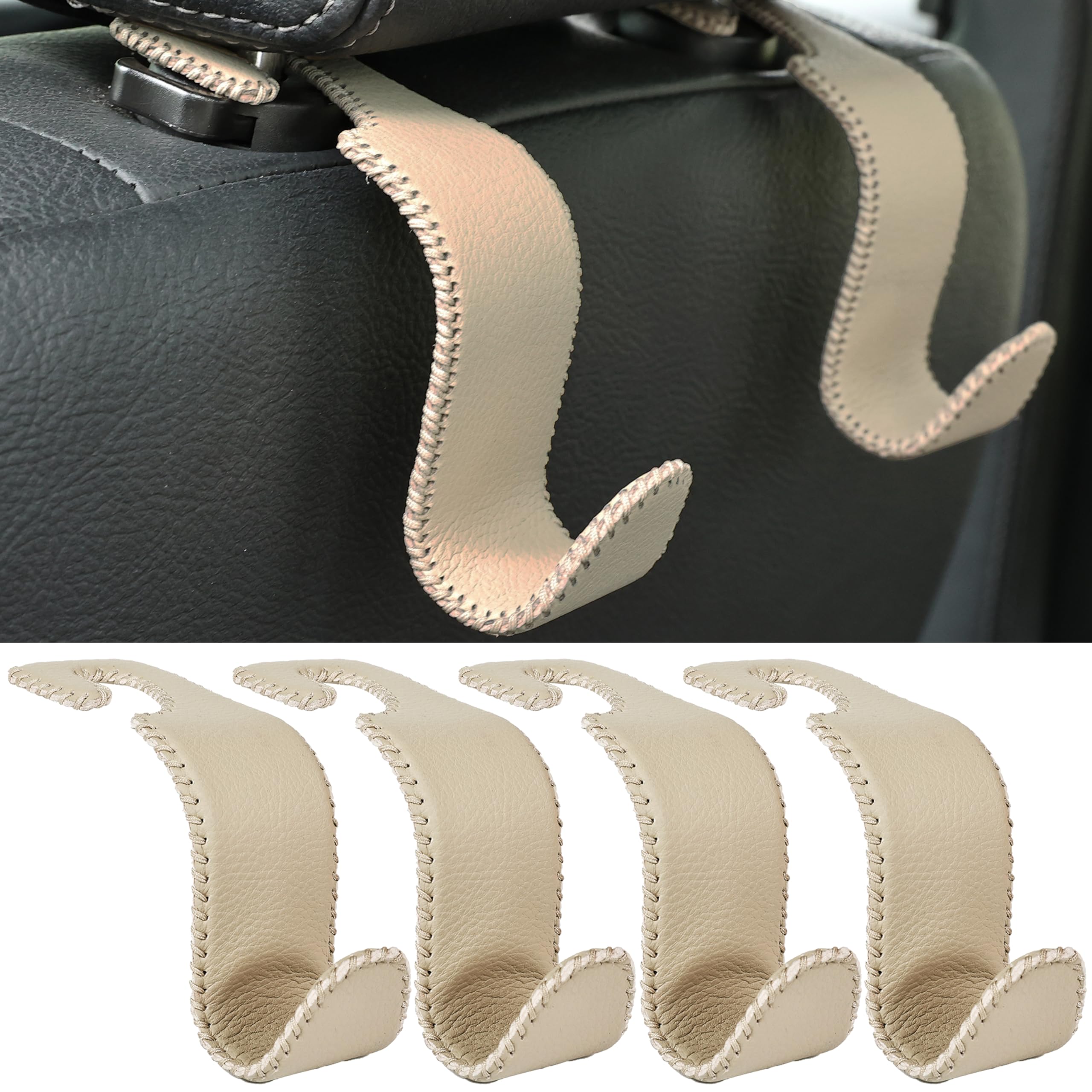 Elegant Vehicle Headrest Hooks