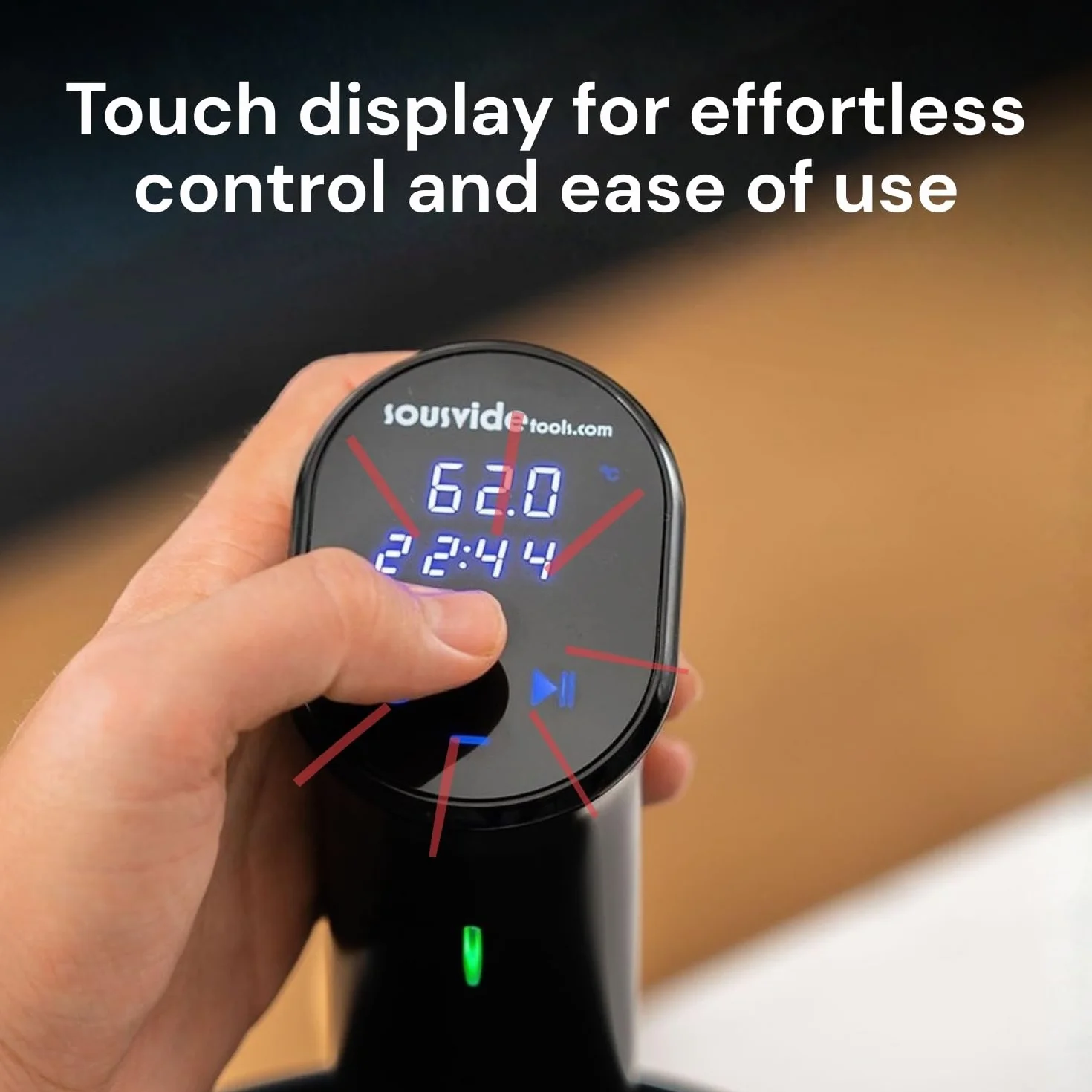 2.0 WiFi Sous Vide Immersion Circulator 1200W | Sous Vide Machine with ±0.1°C Precision Temperature Control – 600+ Guided Recipes – 42dB Quiet Operation – 30L Capacity