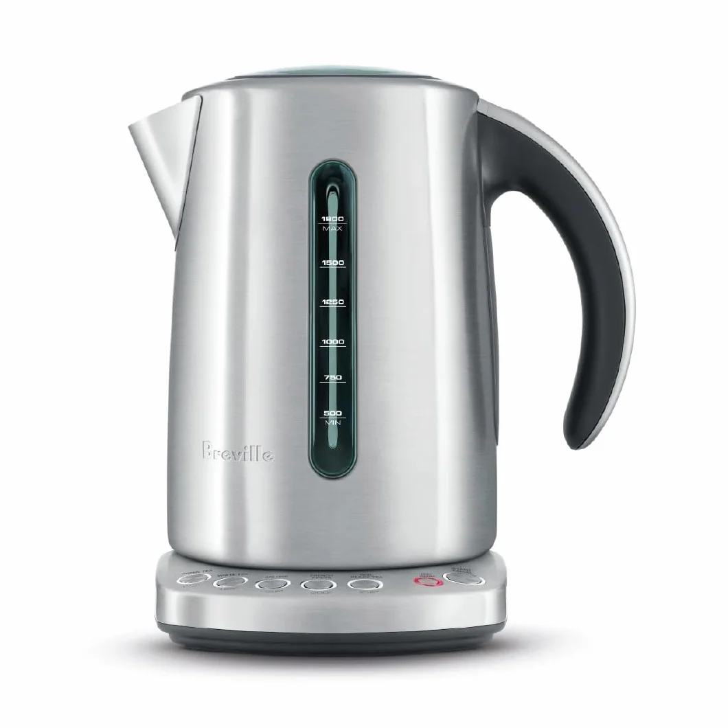 Breville BKE820XL IQ Kettle Water Heater, Brushed Stainless Steel | Precisely heat water and maintain the temperature with this electric kettle featuring a Keep Warm button | 7 cup capacity