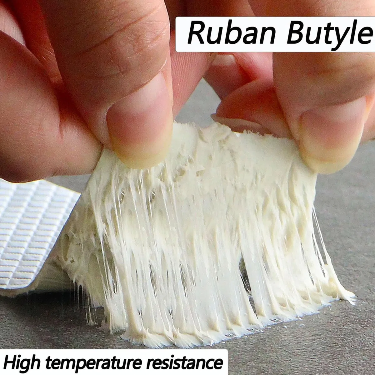 CHUANGSEED Wasserdichtes Klebeband Butyl Klebeband Reparatur-klebeband Panzertape Alufolie Dickes Dichtband Alu Folie zum Abdichten und Befestigen im Loch Rohr Dach Wohnmobil (50mm x 5m)