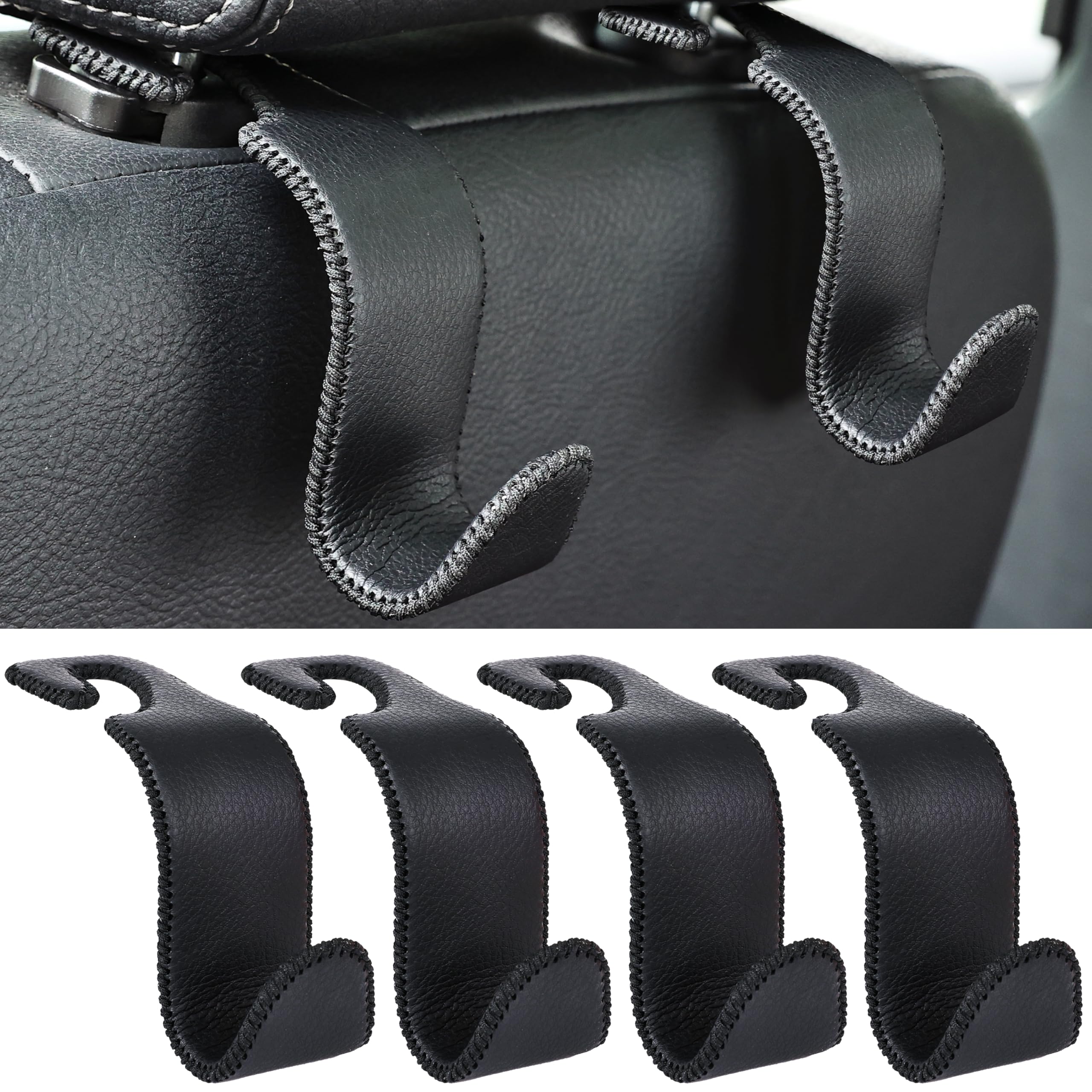 Elegant Vehicle Headrest Hooks