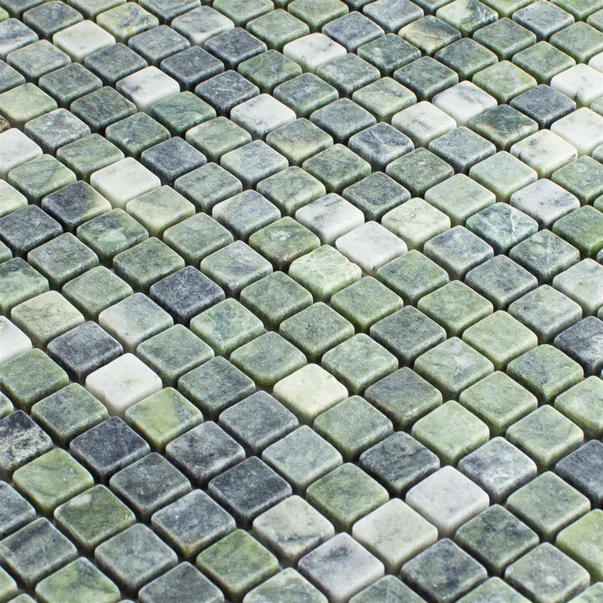 Naturstein Mosaikfliesen Marmor Mosaik Fliesen Matte Stein Grün Wand Boden Küche