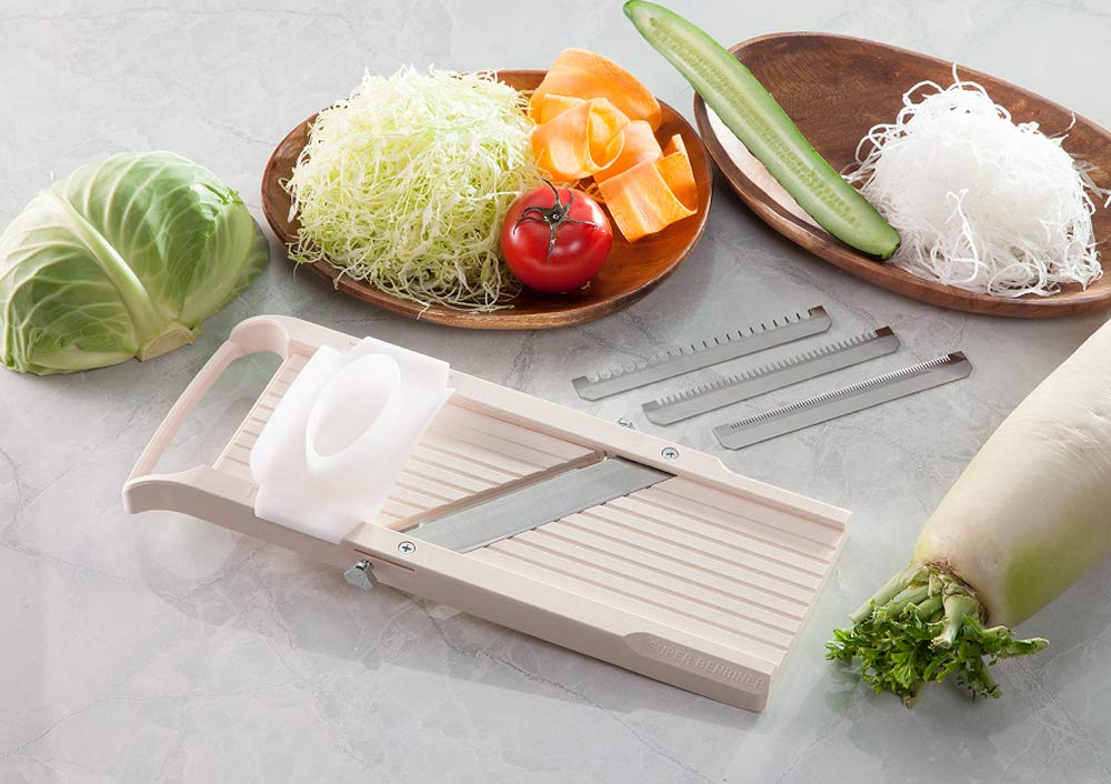 Precision Mandoline Slicer with Interchangeable Blades