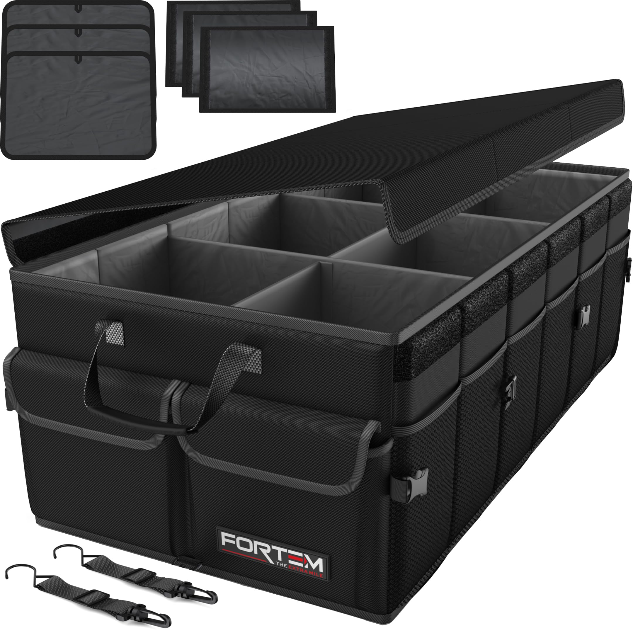 Refined Collapsible Trunk Organizer with Lid