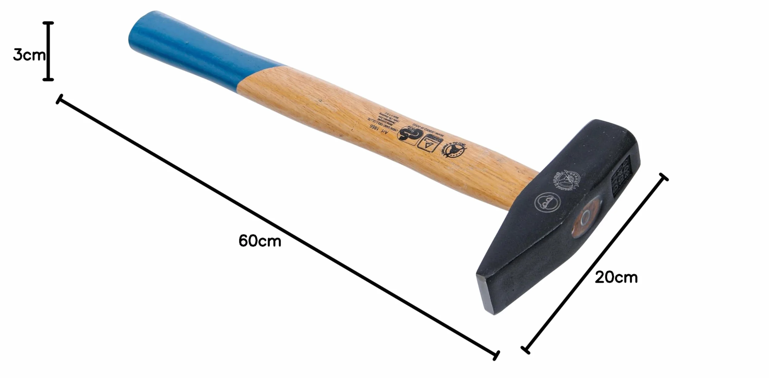 BGS Diy 1855 | Schlosserhammer | 800 g