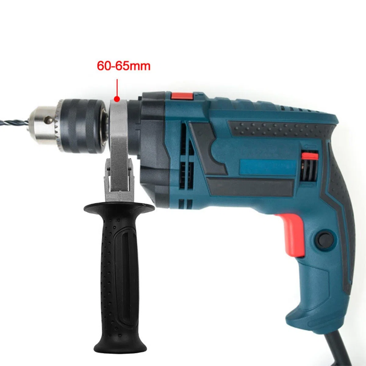 Sharplace Elektrohammer Frontgriff Abnehmbares 60 bis 65 mm Elektrowerkzeug für 26 Elektrohammer