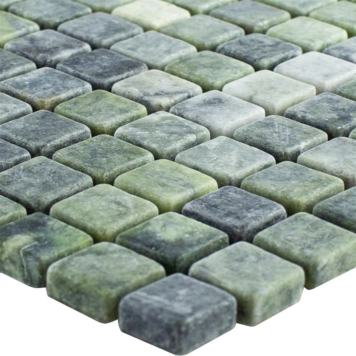 Naturstein Mosaikfliesen Marmor Mosaik Fliesen Matte Stein Grün Wand Boden Küche