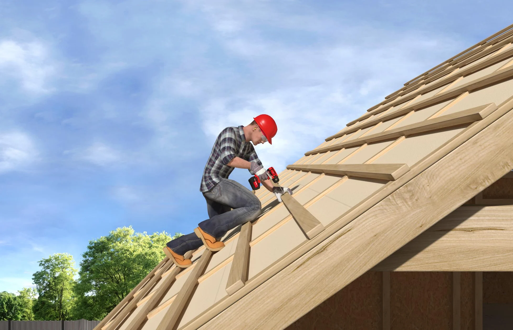 fischer PowerFast II CTP 8,0 x 120, kraftvolle Holzbauschraube mit Senkkopf, Innenstern-Aufnahme und Teilgewinde, für den konstruktiven Holzbau, 50 Stk.