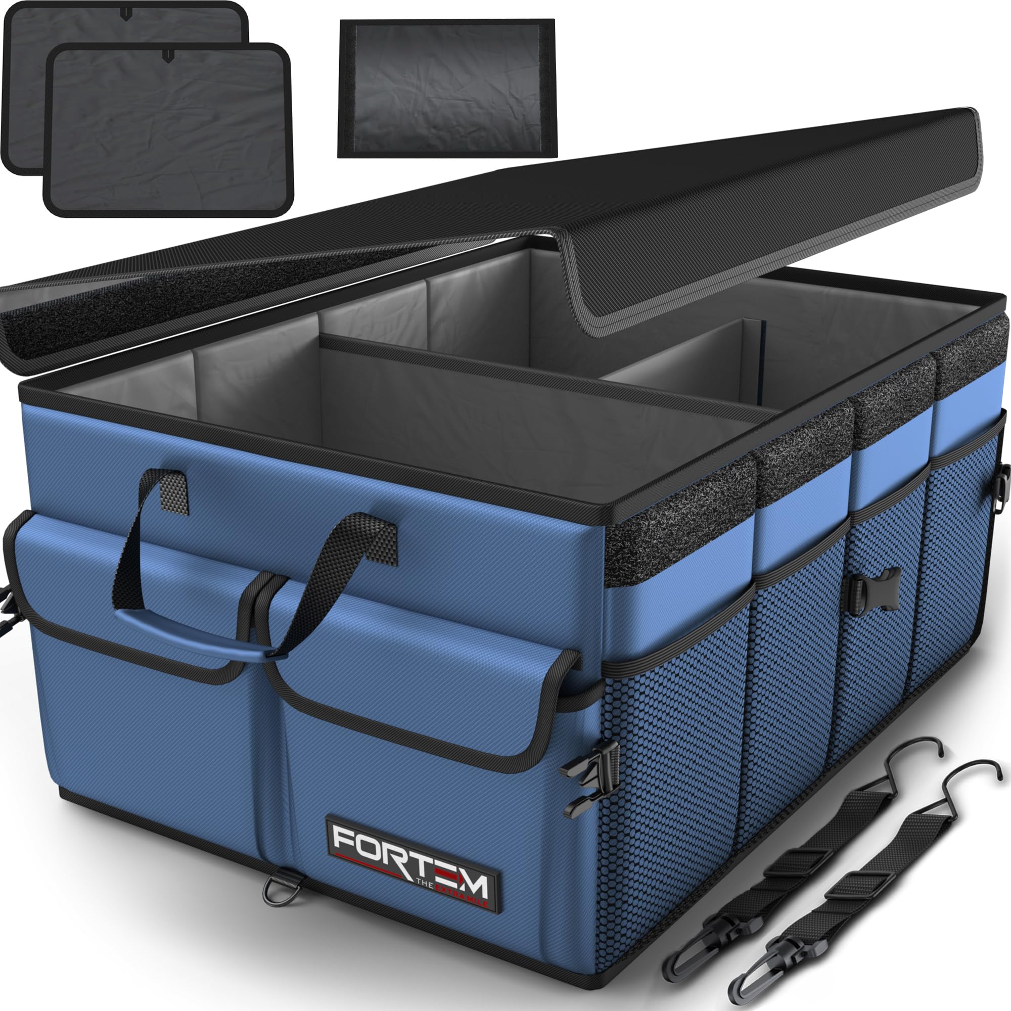 Refined Collapsible Trunk Organizer with Lid